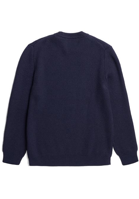 henning rib sweater man dark navy NORSE PROJECTS | N45-06607004